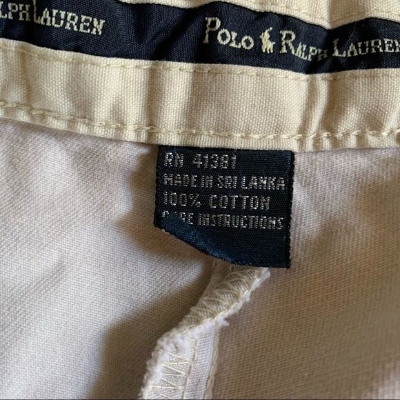 34” Slim fits‎ like 30” Ralph Lauren Khaki Shorts - Picture 4 of 5